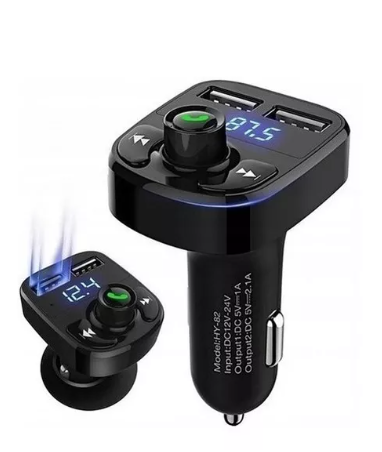 Trasmisor FM receptor cargador bluetooth